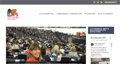 Desktop Screenshot of deputes-socialistes.eu